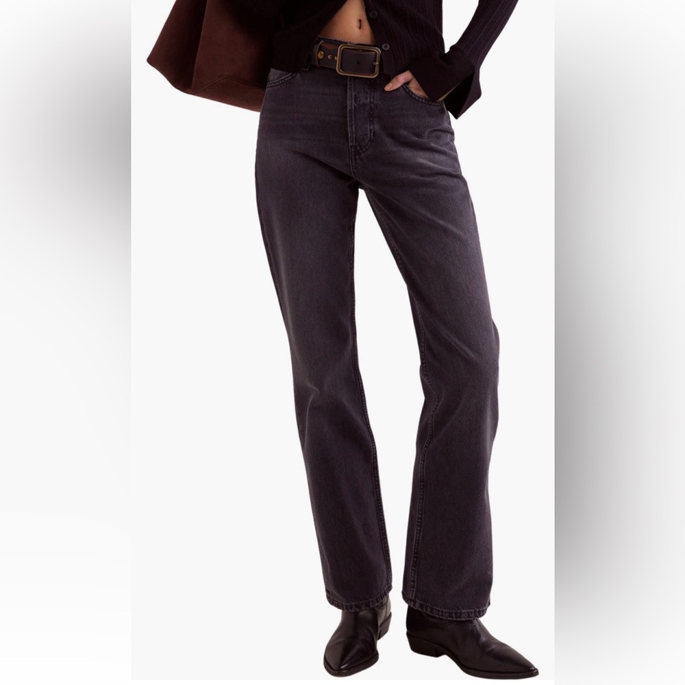 Free people Holly Straight-Leg Jeans - Black
